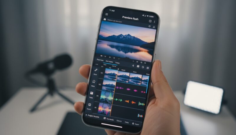 Adobe Premiere Rush video editor Adobe Premiere Rush video editor